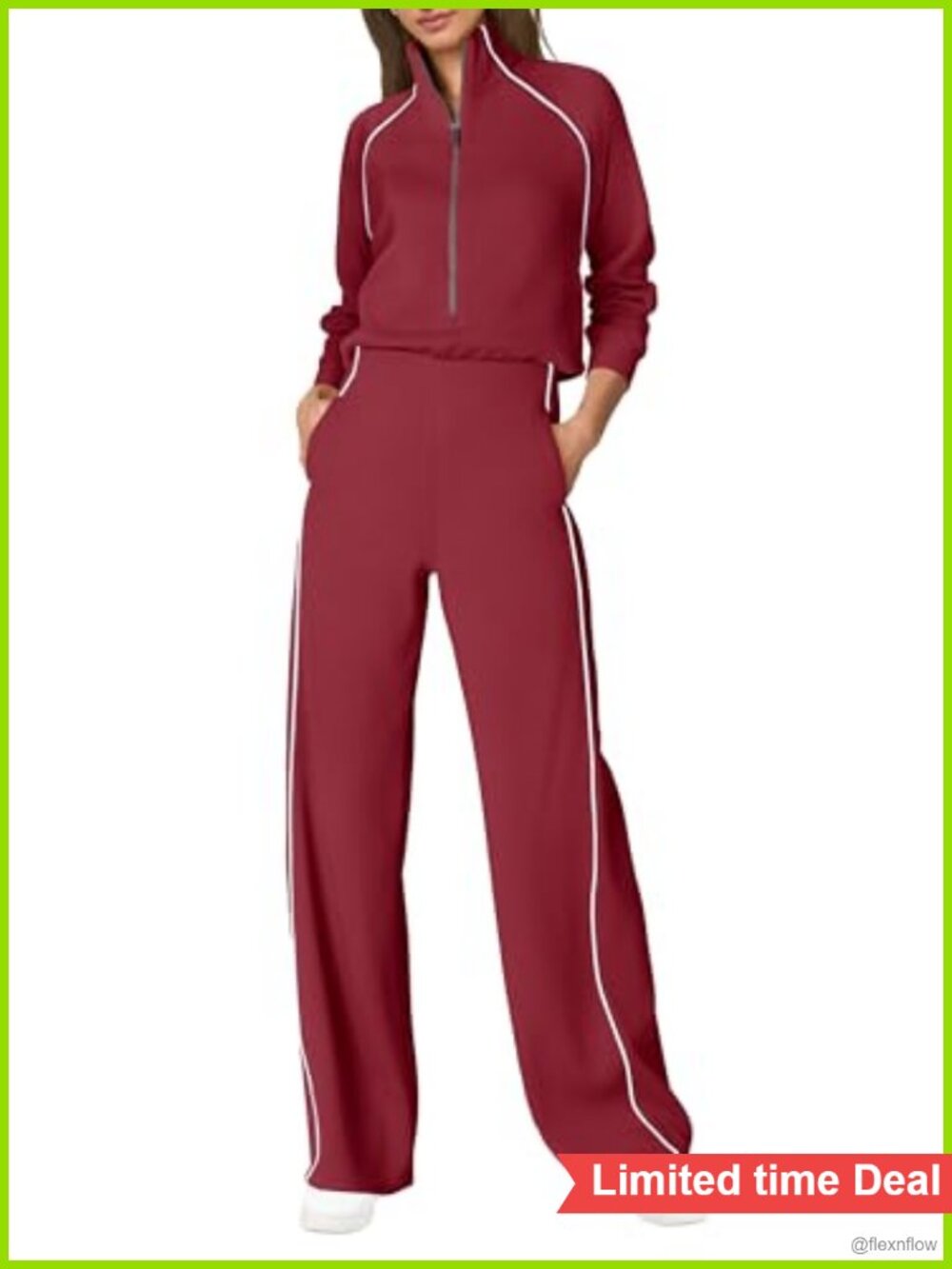 SENSERISE Womens Long Sleeve Wide Leg Jumpsuit Casual Zip Front Pockets